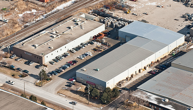 Aerial View of Novacro Facility